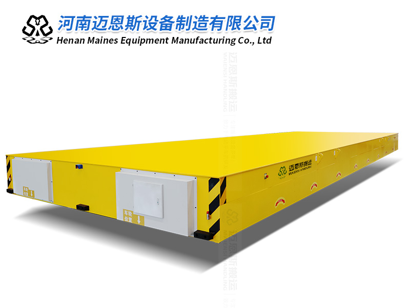 大型防爆無軌電動(dòng)平車載重120噸試機(jī)成功